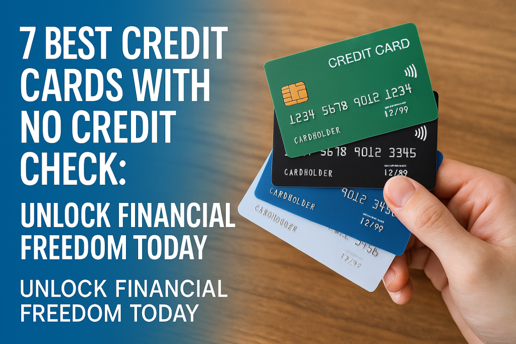 credit card no credit check