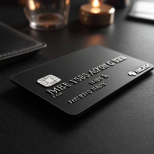 black credit card